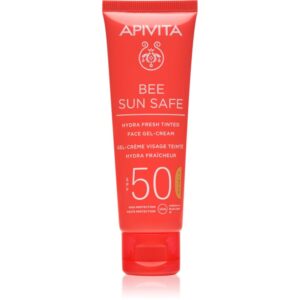 Apivita Bee Sun Safe Hydra Face Tinted Gel-Cream SPF50 gel-cremă cu efect de tonifiere SPF 50 50 ml-Țena