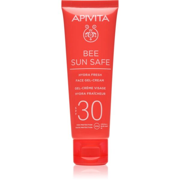 Apivita Bee Sun Safe Hydra Fresh Face Gel-Cream SPF30 crema gel pentru hidratare. SPF 30 50 ml-Țena