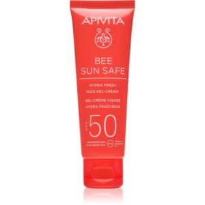 Apivita Bee Sun Safe Hydra Fresh Face Gel-Cream SPF50 crema gel pentru hidratare. SPF 50 50 ml-Țena