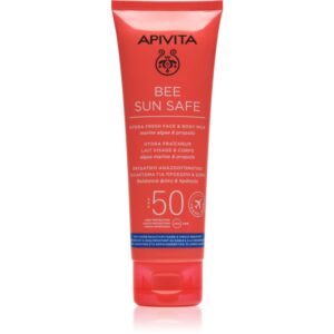Apivita Bee Sun Safe Hydra Fresh Milk SPF50 lotiune solara pentru fata si corp SPF 50 100 ml-ro