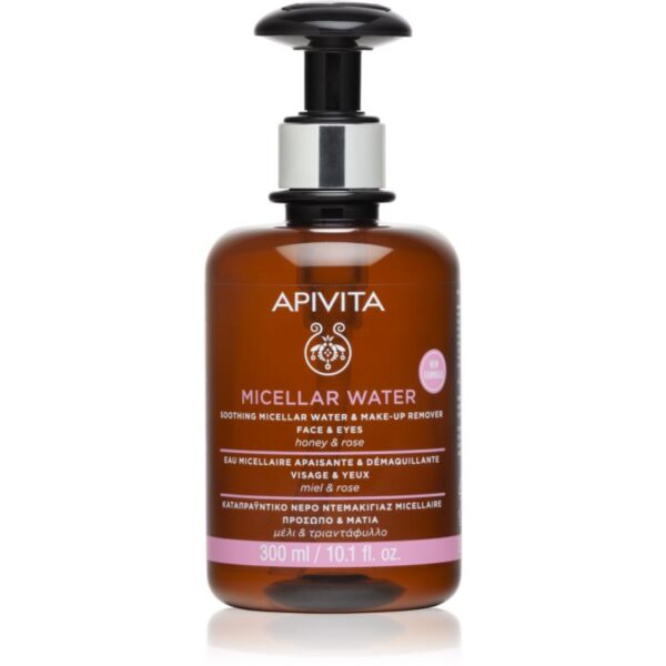 Apivita Cleansing Micellar Water Apă micelară calmantă pentru față și ochi 300 ml-ro
