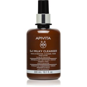 Apivita Cleansing Milk Face & Eyes Lapte demachiant 3 în 1 pentru față și ochi 300 ml-ro