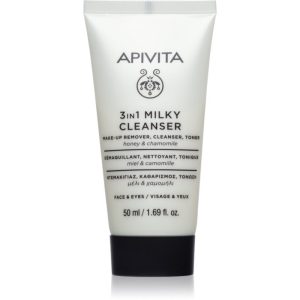 Apivita Cleansing Milk Face & Eyes Lapte demachiant 3 în 1 pentru față și ochi 50 ml-ro