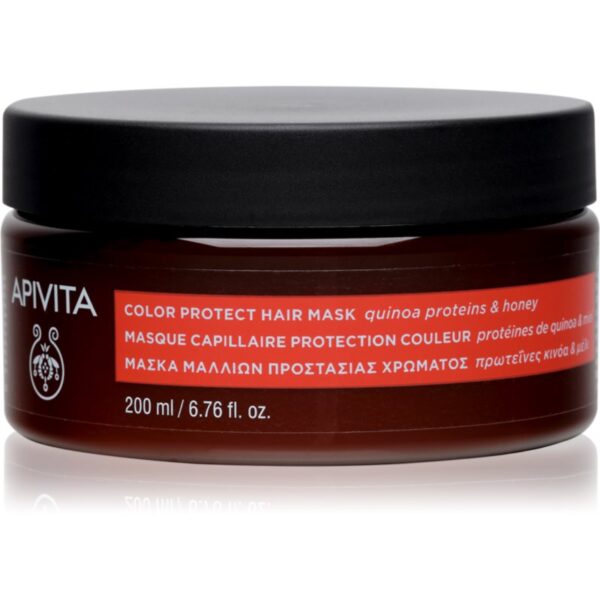 Apivita Color Seal Color Protect Hair Mask Masca de par pentru protecția culorii 200 ml-ro
