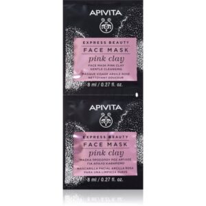 Apivita Express Beauty Cleansing Face Mask Pink Clay masca faciale 2x8 ml-ro