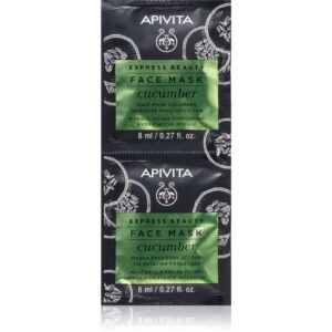 Apivita Express Beauty Moisturizing Face Mask Cucumber mască facială intens hidratantă 2x8 ml-Țena