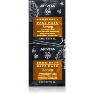Apivita Express Beauty Nourishing Face Mask Honey masca hranitoare faciale 2x8 ml-Țena