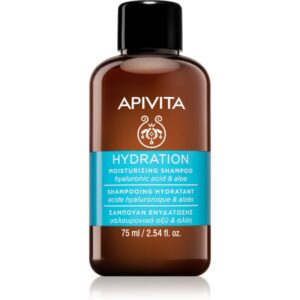 Apivita Hydration Moisturizing Shampoo sampon hidratant pentru toate tipurile de păr 75 ml-ro