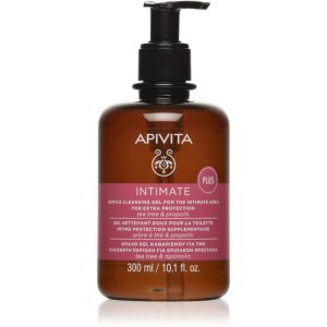 Apivita Intimate Plus Cleansing Gel gel de dus delicat spumant pentru igiena intima 300 ml-ro