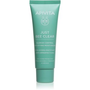 Apivita Just Bee Clear Blemish Control Moisturizer crema de fata hidratanta cu niacinamidă 40 ml-Țena