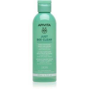Apivita Just Bee Clear Pore Minimizing Lotion Îngrijire pentru pori dilatati si puncte negre 200 ml-Țena