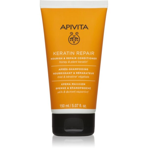 Apivita Keratin Repair Nourish Repair Conditioner balsam regenerant cu keratina pentru păr uscat și deteriorat 150 ml-ro