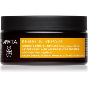 Apivita Keratin Repair Nourish Repair Hair Mask mască regeneratoare pentru părul deteriorat cu keratina 200 ml-ro
