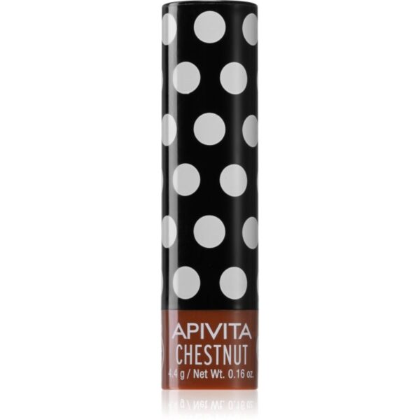 Apivita Lip Care Chestnut tinted balsam de buze tonifiant 4