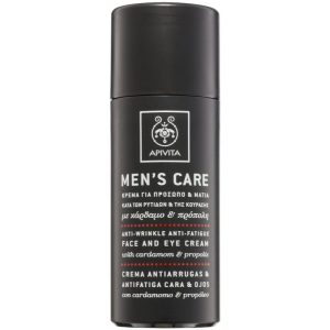 Apivita Men's Care Anti-Wrinkle Anti-Fatigue Face and Eye Cream crema anti-rid pentru față și ochi 50 ml-Țena