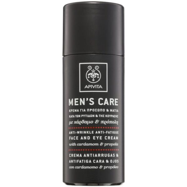 Apivita Men's Care Anti-Wrinkle Anti-Fatigue Face and Eye Cream crema anti-rid pentru față și ochi 50 ml-Țena