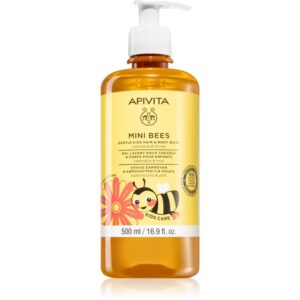 Apivita Mini Bees Gentle Kids Hair&Body wash Calendula&Honey gel de duș pentru corp și păr 500 ml-ro