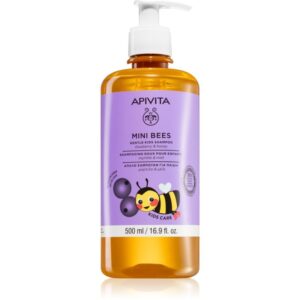 Apivita Mini Bees Gentle Kids Shampoo Blueberry & Honey Sampon pentru par fin pentru copii 500 ml-ro