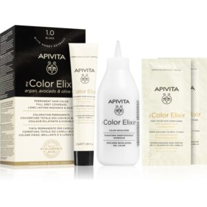 Apivita My Color Elixir culoare par fără amoniac culoare 1.0 Black 1 buc-ro