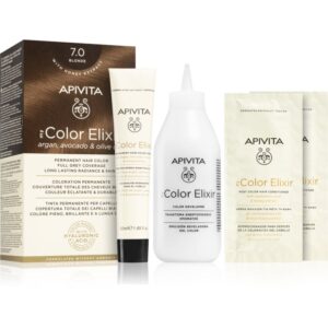Apivita My Color Elixir culoare par fără amoniac culoare 7.0 Blonde 1 buc-ro