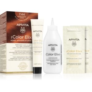 Apivita My Color Elixir culoare par fără amoniac culoare 7.44 Blonde Intense Copper 1 buc-ro
