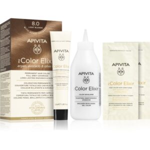 Apivita My Color Elixir culoare par fără amoniac culoare 8.0 Light Blonde 1 buc-ro