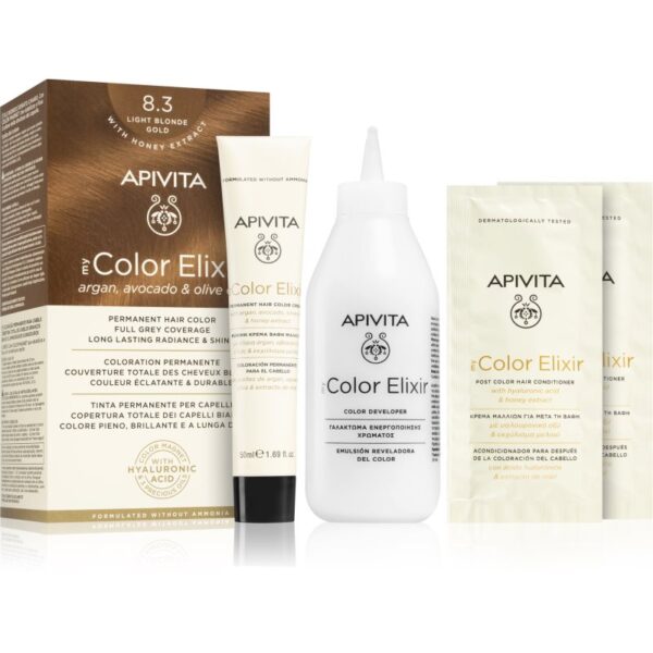 Apivita My Color Elixir culoare par fără amoniac culoare 8.3 Light Blonde Gold 1 buc-ro