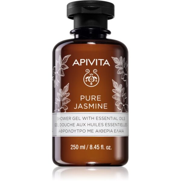 Apivita Pure Jasmine Shower Gel gel de dus hidratant cu uleiuri esentiale 250 ml-ro