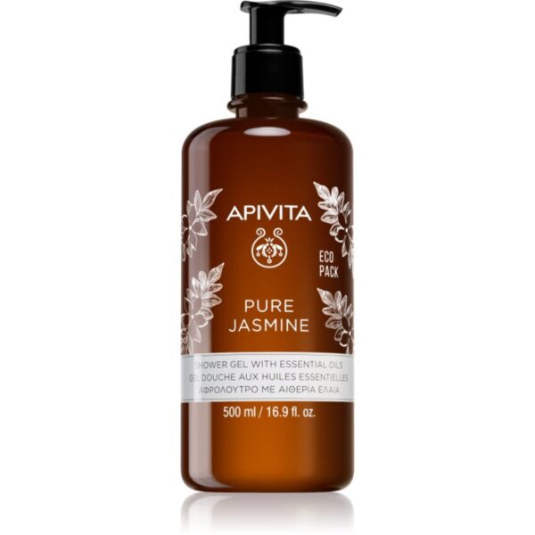 Apivita Pure Jasmine Shower Gel gel de dus hidratant cu uleiuri esentiale 500 ml-ro