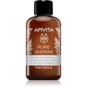 Apivita Pure Jasmine Shower Gel gel de dus hidratant cu uleiuri esentiale 75 ml-ro