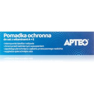 Apteo Protective lipstick with vitamins A+E balsam pentru buze nutritie si hidratare 1 buc-ro
