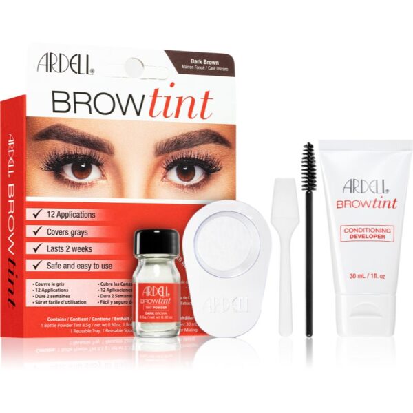 Ardell Brow Tint culoare pentru sprancene culoare Dark Brown-ro