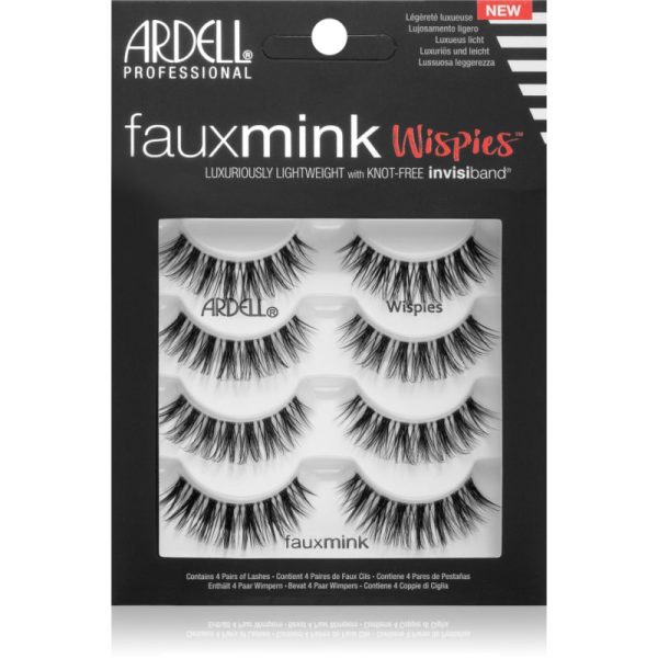 Ardell FauxMink Wispies gene  false big pack Wispies 4 buc-ro