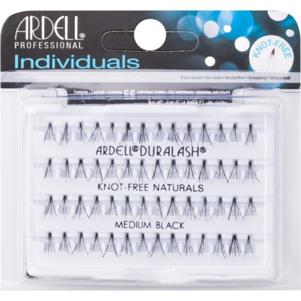 Ardell Individuals pachet cu gene fără noduri autoadezive Medium Black 56 buc-ro