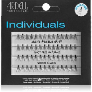 Ardell Individuals pachet cu gene fără noduri autoadezive Short Black 56 buc-Țena