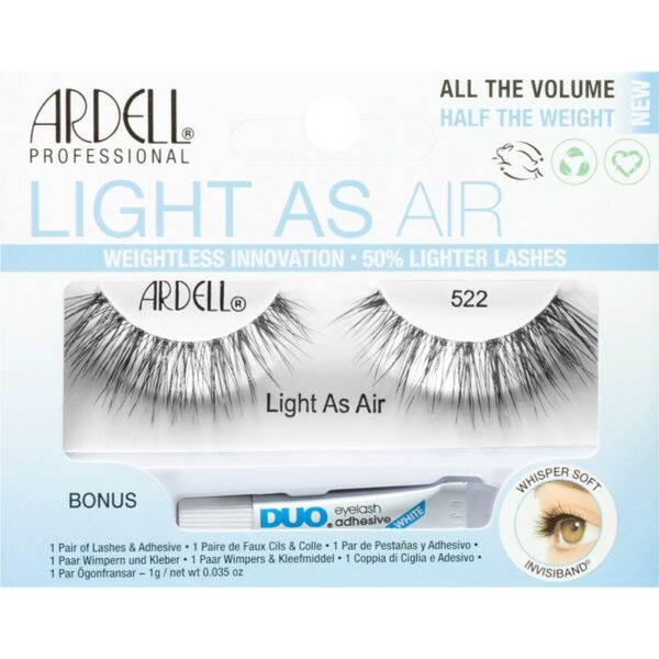 Ardell Light As Air gene false cu lipici tip 522 1 g-ro