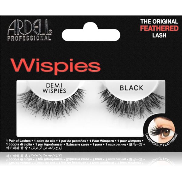 Ardell Professional Wispies Pentru fixarea genelor Demi Wispies Black 1 buc-Țena