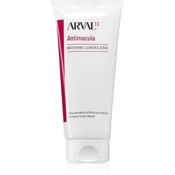 Arval Antimacula Brightening Cleanser & Scrub crema exfolianta pentru curatare pentru o piele mai luminoasa 200 ml-ro