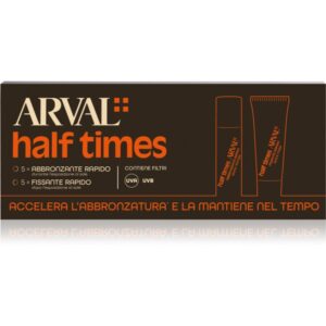Arval Half Times Fast Tanning Bottle + Tube Set ulei protector pentru accelerarea bronzului-ro
