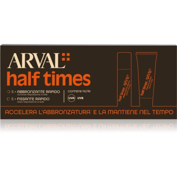 Arval Half Times Fast Tanning Bottle + Tube Set ulei protector pentru accelerarea bronzului-ro
