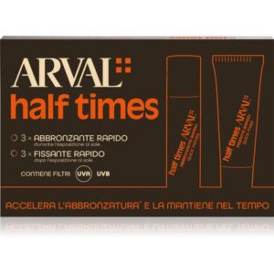 Arval Half Times Fast Tanning Bottle + Tube Set ulei protector pentru accelerarea bronzului-ro