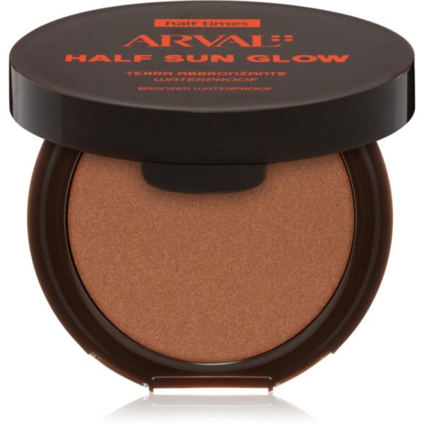 Arval Half Times Half Sun Glow Waterproof Bronzer pudra bronzanta impermeabila 8 g-Țena