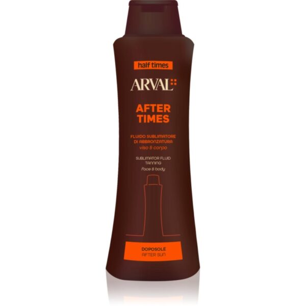 Arval Half Times Sublimator Fluid Tanning fluid dupa expunerea la soare pentru față și corp 400 ml-ro