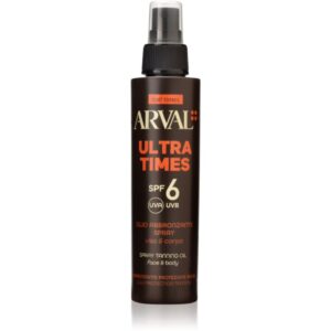 Arval Half Times Ultra Times SPF 6 Ulei de plaja pentru fata si corp 125 ml-Țena