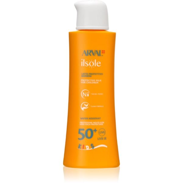 Arval IlSole Protective children's milk SPF 50+ Cremă bronzare pentru copii SPF 50+ 150 ml-Țena