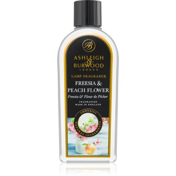 Ashleigh & Burwood London Lamp Fragrance Freesia & Peach Flower rezervă lichidă pentru lampa catalitică 500 ml-ro