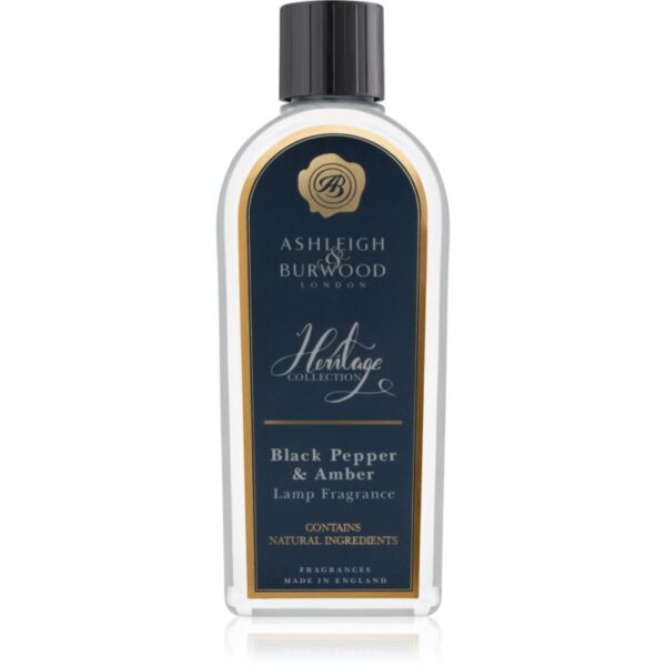 Ashleigh & Burwood London The Heritage Collection Black Pepper & Amber rezervă lichidă pentru lampa catalitică 500 ml-ro