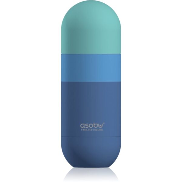 Asobu Orb sticlă termos culoare Pastel Blue 420 ml-ro