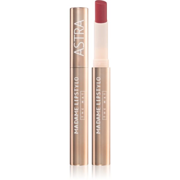 Astra Make-up Madame Lipstylo The Mat ruj crema cu efect matifiant culoare 03 Folie Café 2 g-ro