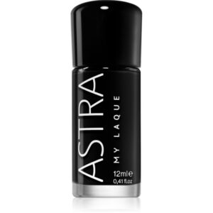 Astra Make-up My Laque 5 Free lac de unghii cu rezistenta indelungata culoare 45 Super Black 12 ml-ro